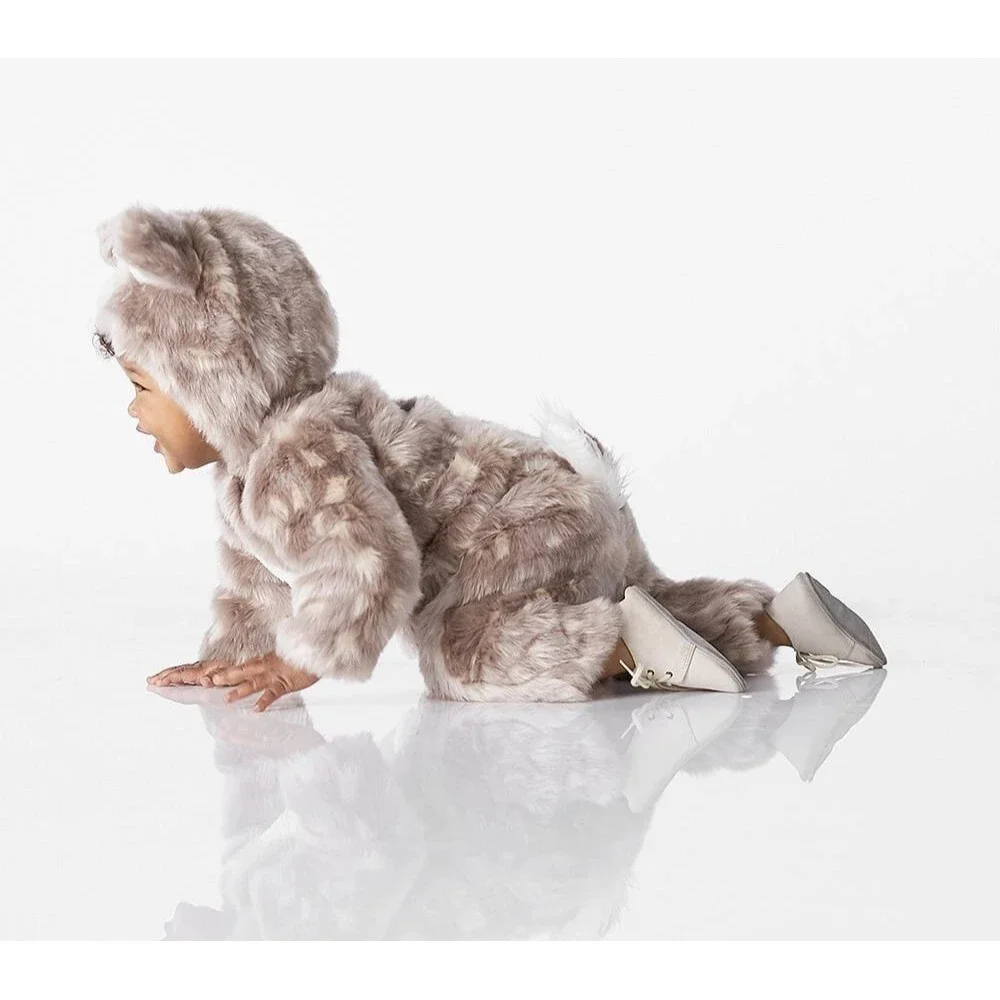 Pottery Barn Kids Baby Woodland Deer Reindeer Holiday Halloween Costume 6-12mo